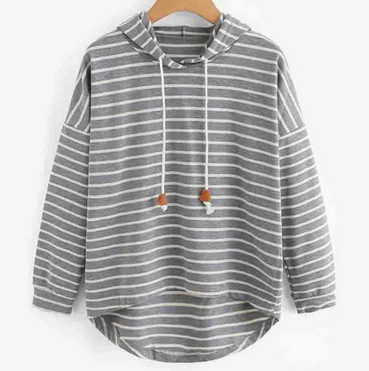 Sweat-shirt à capuche oversize style surdimensionné