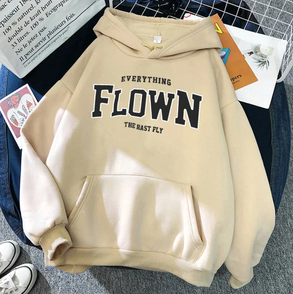 Pull tendance pour femme à capuche et imprimé