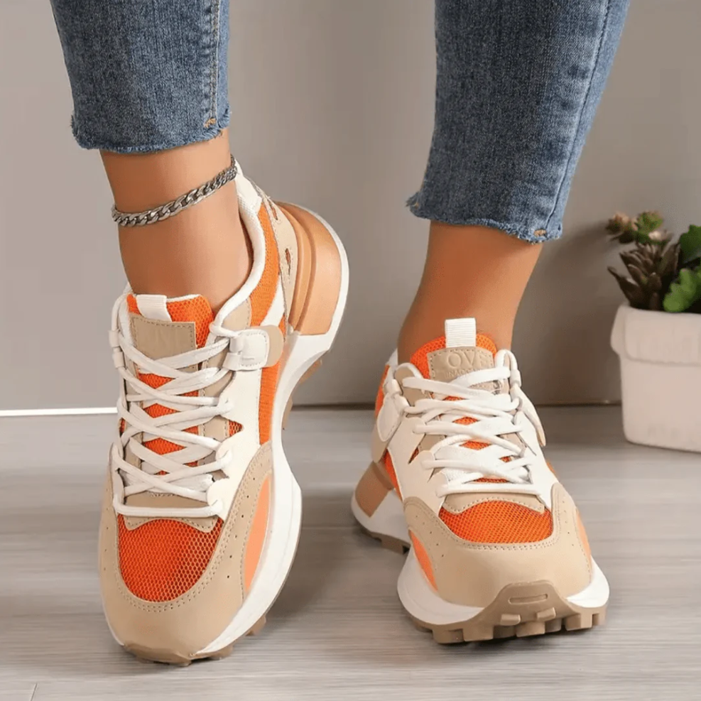 Sportliche Damen-Turnschuhe Bunt atmungsaktiv - IdealeKleiden