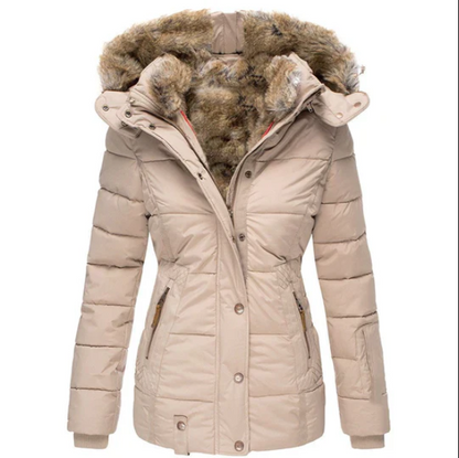 Manteau d'hiver cintré élégant pour femme