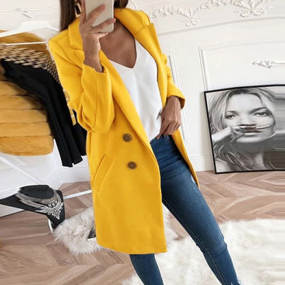 Longs Blazers Élégants Femme