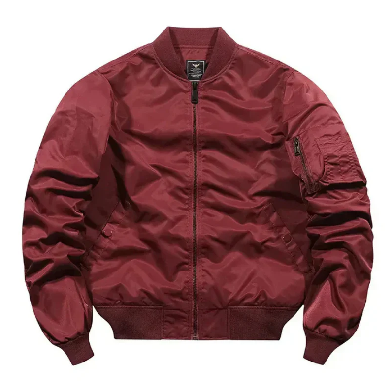 Blouson d'aviateur élégant pour homme au design classique