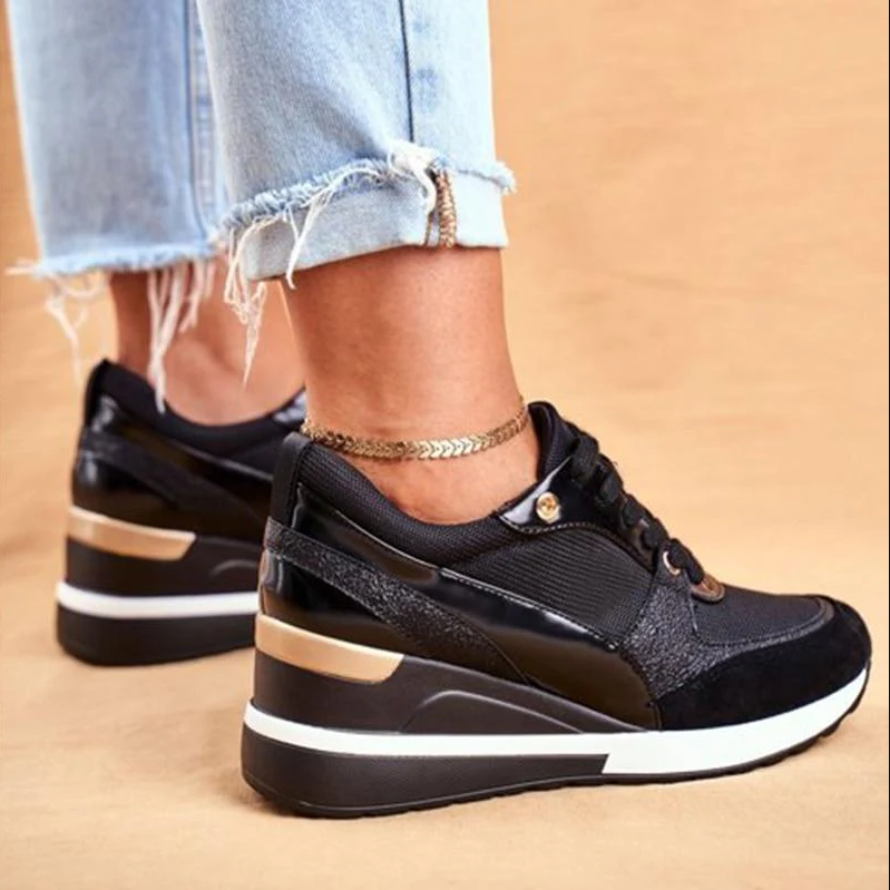 Elegante Damen-Stiefeletten aus Kunstleder - IdealeKleiden