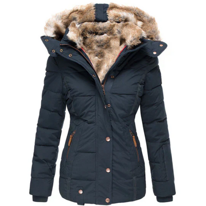Taillierter Wintermantel Damen Elegant - IdealeKleiden