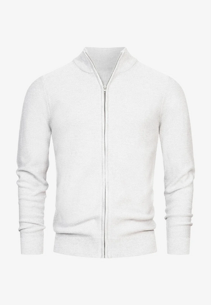 Pull moderne pour homme avec fermeture éclair confortable