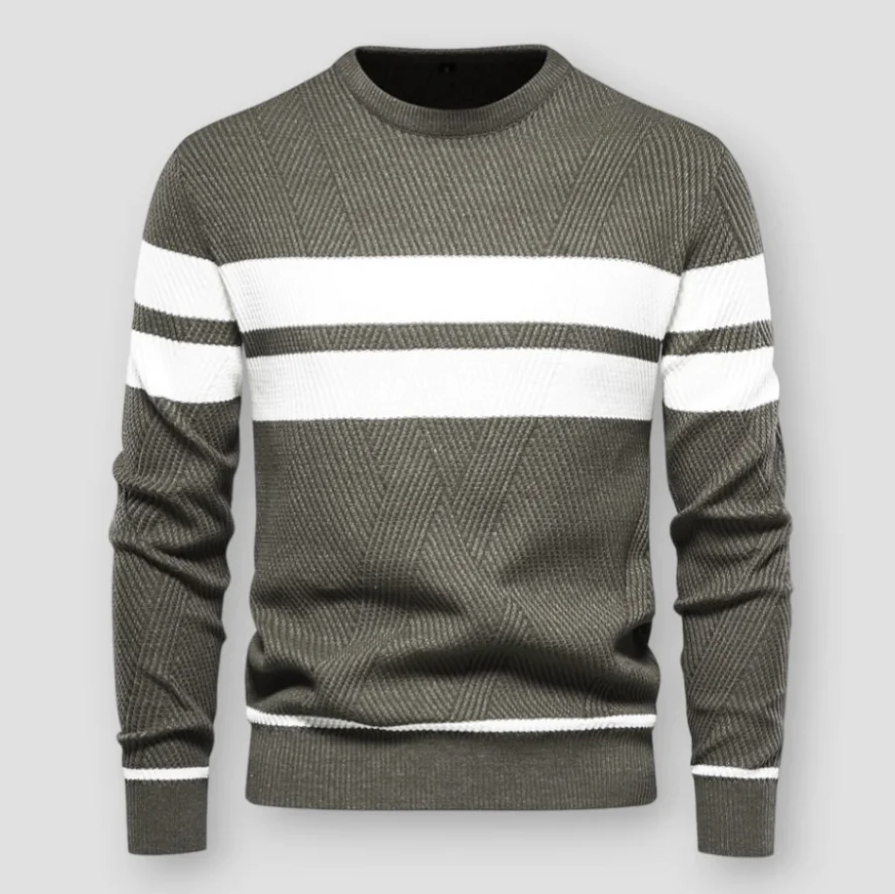 Pull-over Homme Doux Rayé