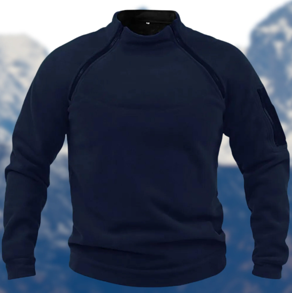 Polaire tactique homme zippée avec poches
