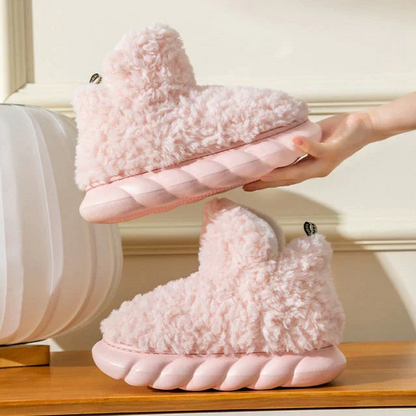 Bottes douillettes en polaire pour femmes