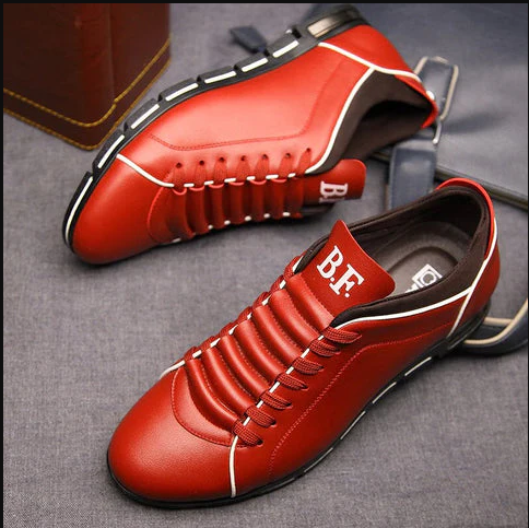 Chaussures élégantes en cuir style français