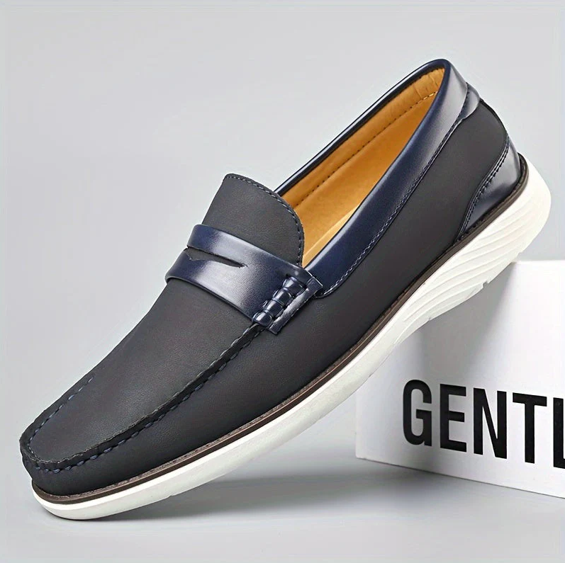 Mocassins élégants en cuir pour homme