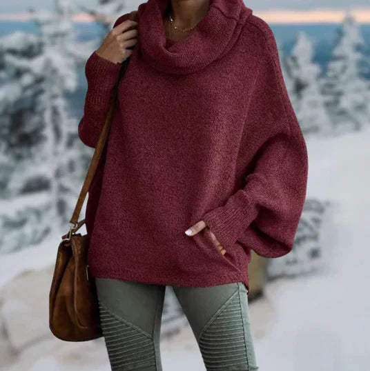 Pull élégant pour femme à motif de tortue