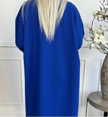Großer Wintermantel mit Sauberen Nähten und Praktischen Taschen - IdealeKleiden