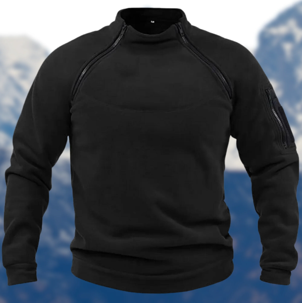 Polaire tactique homme zippée avec poches