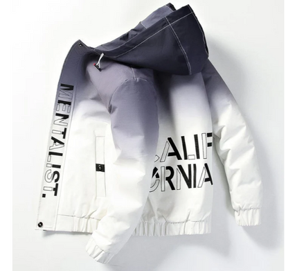 Herren Übergangsjacke Ombre Effekt Trendy - IdealeKleiden