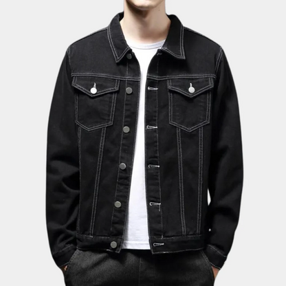 Herren Winterjacke Steppjacke Knöpfe - IdealeKleiden