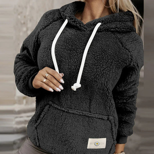 Veste Teddy en polaire douce pour femme