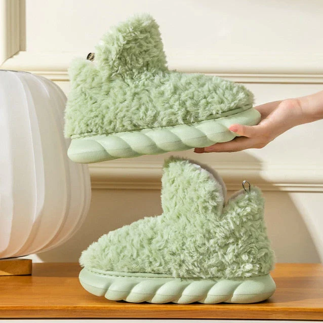 Bottes douillettes en polaire pour femmes