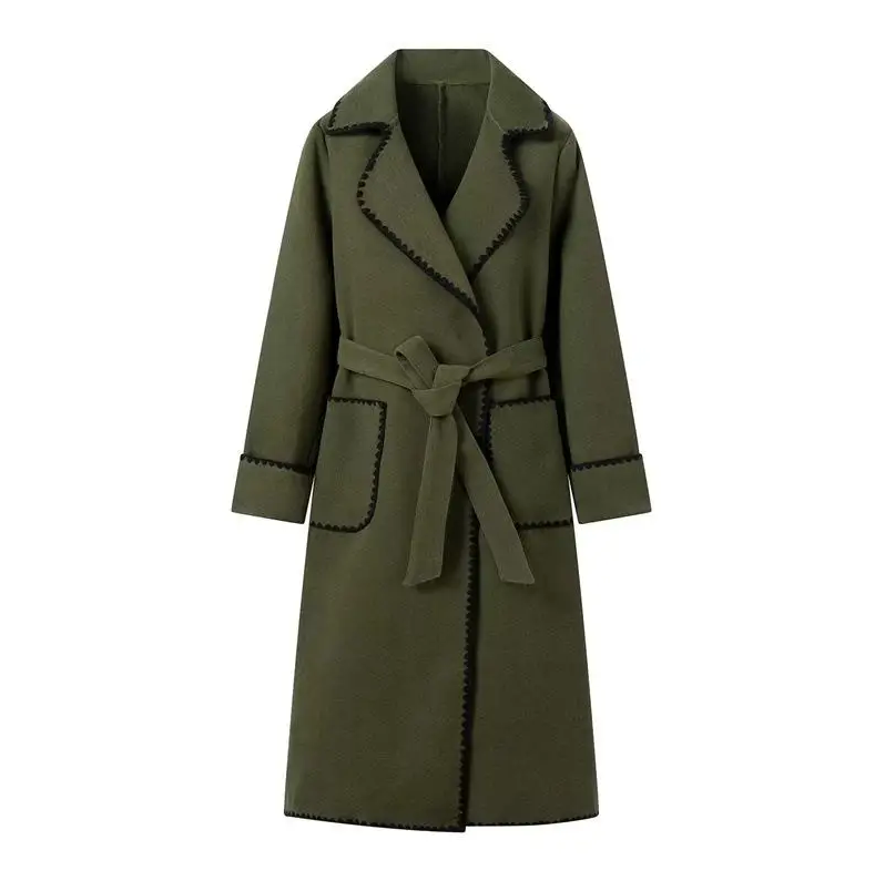 Mariana - Manteau long patchwork léger