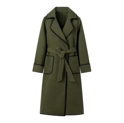 Mariana - Manteau long patchwork léger