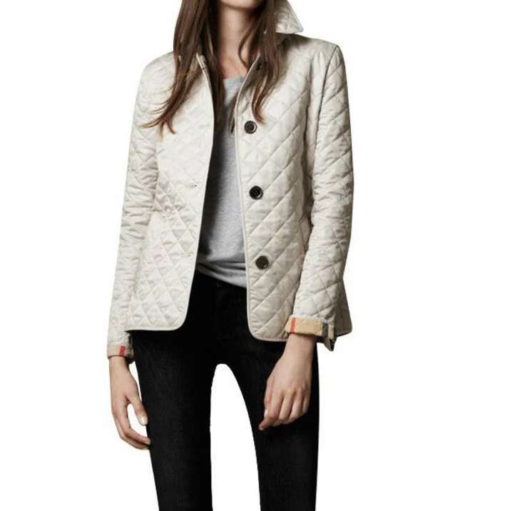 Élégante veste pour femme en soie et coton coupe ajustée