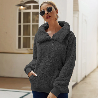 Pull décontracté femme chaud en tricot