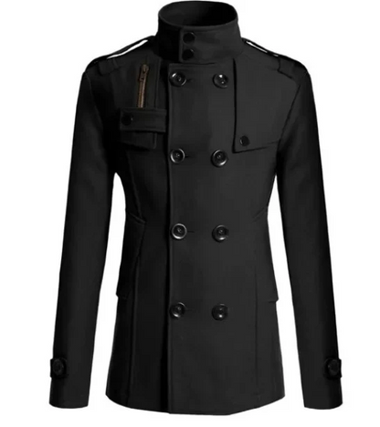 Manteau d'hiver homme Élégant Trench-coat Isolation thermique