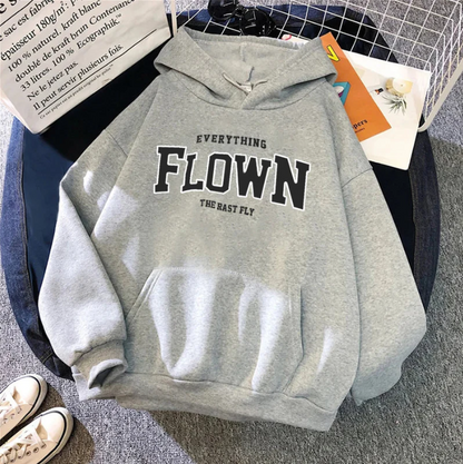Pull tendance pour femme à capuche et imprimé