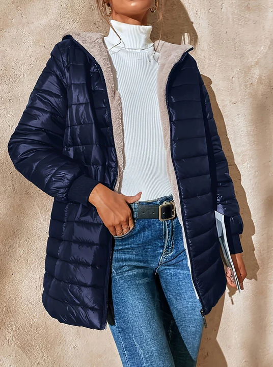 Veste d'hiver élégante pour femme style moderne