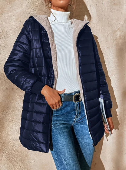 Veste d'hiver élégante pour femme style moderne