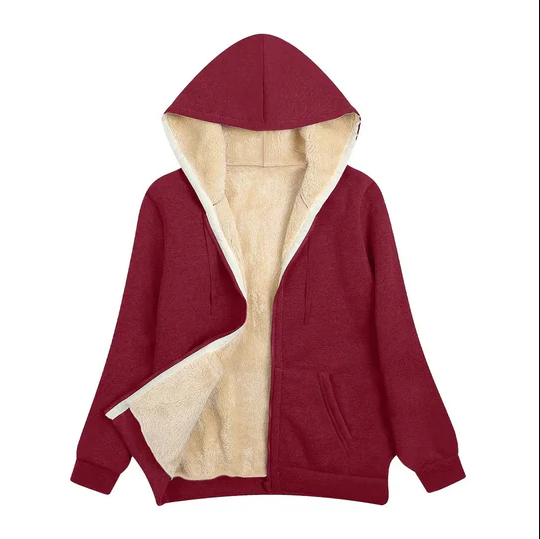 Doudoune femme capuche fausse fourrure doublée