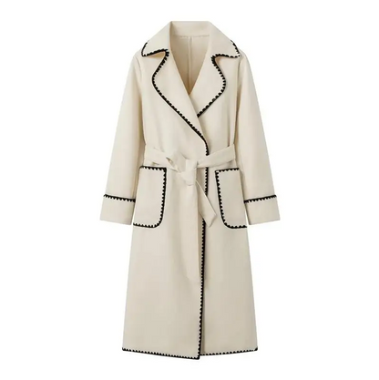 Mariana - Manteau long patchwork léger