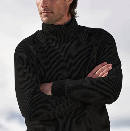 Ricardo - Pull col roulé stylé