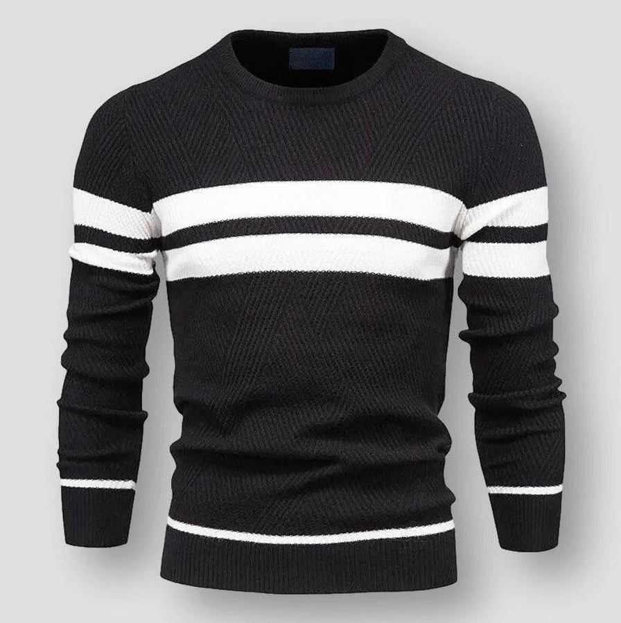 Pull-over Homme Doux Rayé