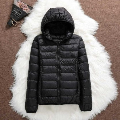 Parka duvet femme chaud à capuche