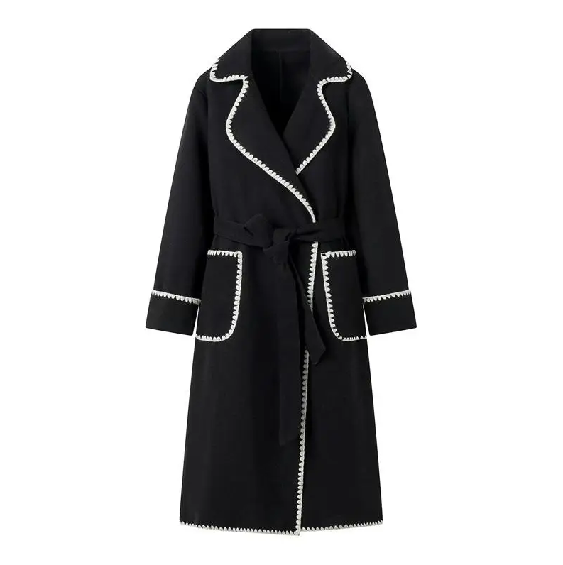 Mariana - Manteau long patchwork léger