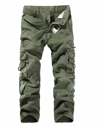 Pantalon cargo homme multi-poches fonctionnel