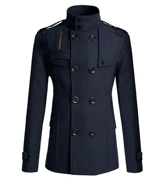Manteau d'hiver homme Élégant Trench-coat Isolation thermique