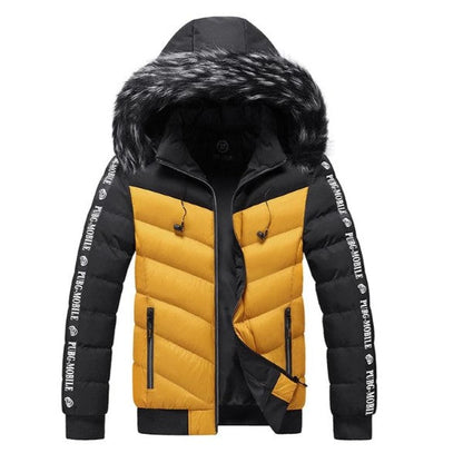 Berno - Blouson d'hiver bicolore pour homme