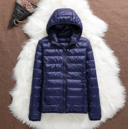 Parka duvet femme chaud à capuche