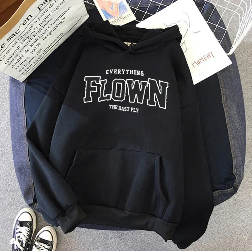 Pull tendance pour femme à capuche et imprimé