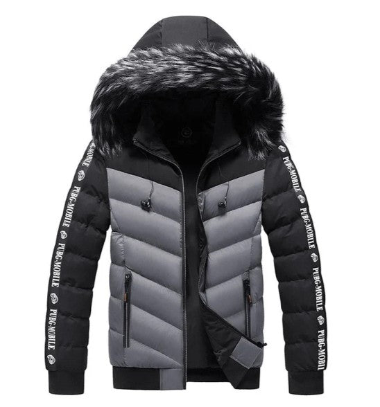 Berno - Blouson d'hiver bicolore pour homme