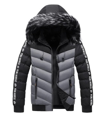 Berno - Blouson d'hiver bicolore pour homme