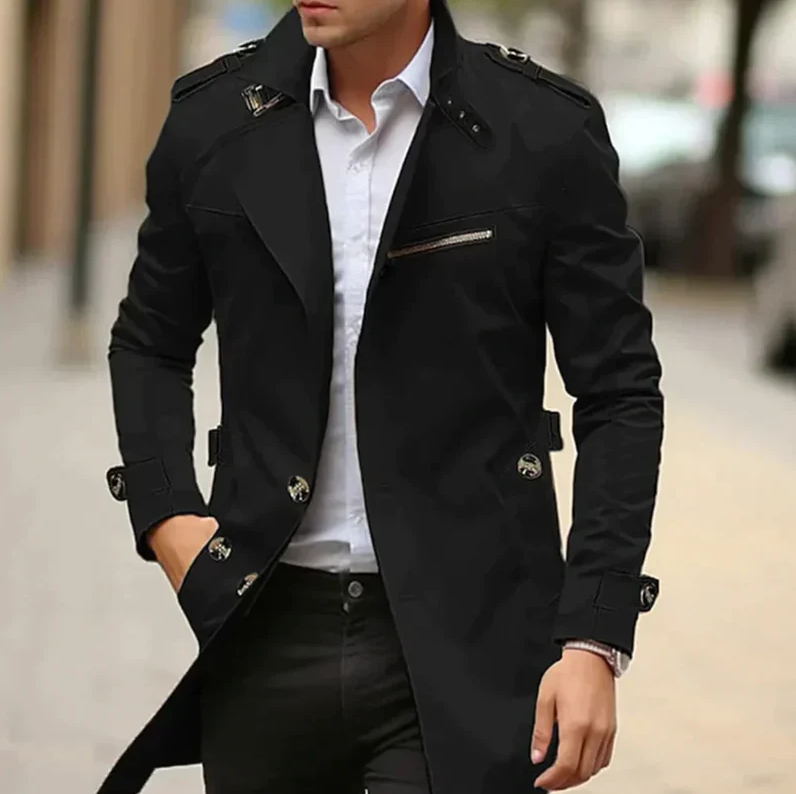 Imperméable classique long