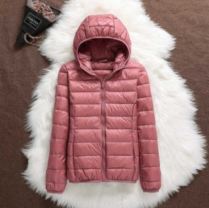 Parka duvet femme chaud à capuche