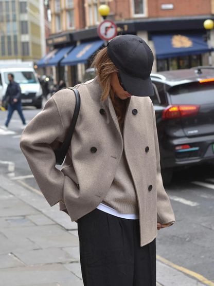Manteau pour femme tendance, coupe oversize
