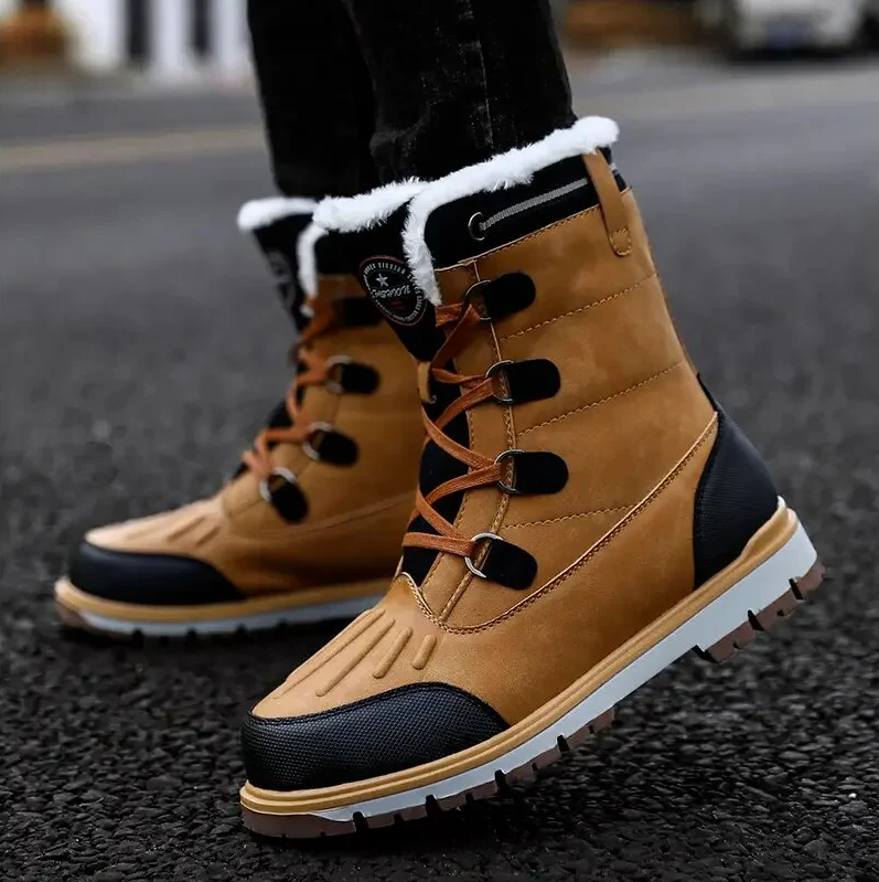Bottes chaudes pour hommes isolées imperméables