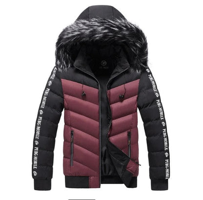 Berno - Blouson d'hiver bicolore pour homme