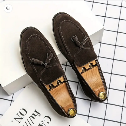 Pantoufles Homme Cuir Vintage