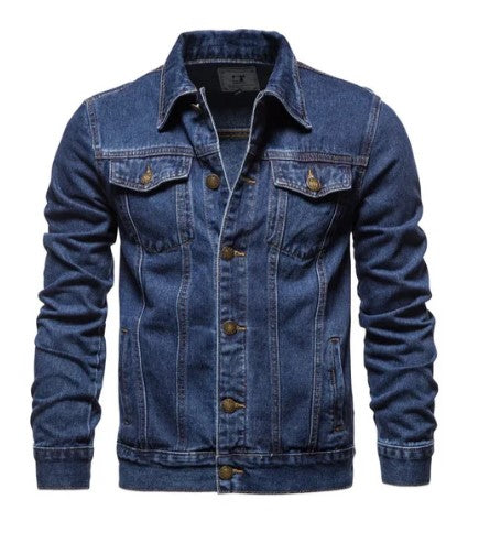 Veste en jean rétro style élégant