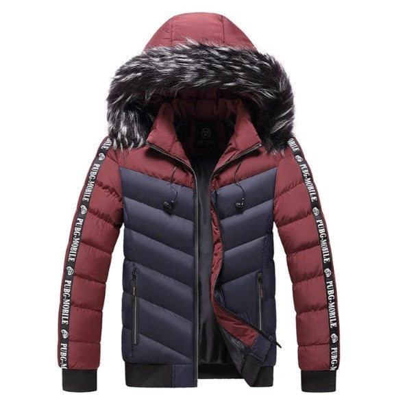 Berno - Blouson d'hiver bicolore pour homme